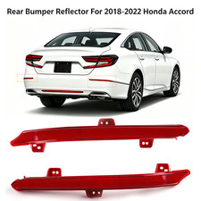 For 2018-2019 2020 2021 2022 Honda Accord Rear Bumper Reflector Light Case Pair picture