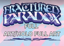 VCard Fractured Paradox STARS First Edition Singles [Full Art/Holo Full Art] picture