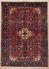 5x7 Vintage Hamedan Tribal Geometric Hand Knotted Wool Oriental Area Rug Boho picture