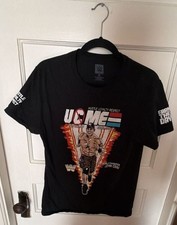 WWE John Cena G.I. Joe Inspired 'U C ME' Graphic T-Shirt Black Men's Size Medium picture