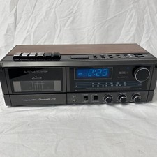 VTG Realistic Chronosette 256 AM/FM Clock Radio Cassette Deck - READ DESCRIPTION picture