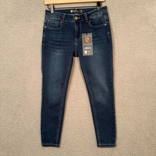 Born Primitive Mid-Rise Skinny Jeans Womens Medium 29x24 Dark Wash Stretch Denim picture
