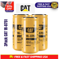 3 Pack NEW CAT 1R-0751 FUEL FILTERS / CATERPILLAR 1R0751 picture