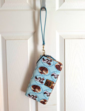 Dooney & Bourke Disney Lady and the Tramp Large Blue Zip-Around Wristlet Wallet picture