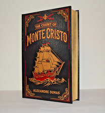 New The Count of Monte Cristo by Alexandre Dumas Deluxe Leather Bound Hardcover picture