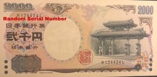 Japan 2000 Yen. Authentic Directly Acquired From Bank Of Japan. picture