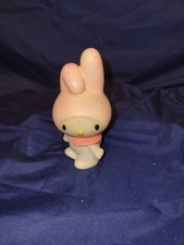 Vintage 1980s Sanrio My Melody Squeek Figure Figurine Rubber picture
