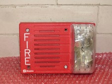SIMPLEX 4903-9219 FIRE ALARM HORN STROBE RED 100 AVAILABLE picture