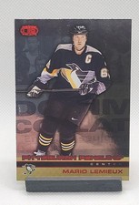 2002-03 Pacific Heads Up - Mario Lemieux #100 Red /80 picture