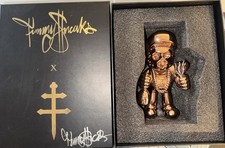 SIGNED TIMMY SNEAKS DUSSE COGNAC WELCOME TO THE DARK $IDE CHROME FIGURE ED OF 50 picture