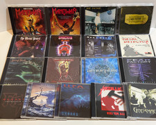 Heavy Metal CD Lot Metallica Manowar Sacred Reich Amorphis Meliah Rage UFO Fight picture
