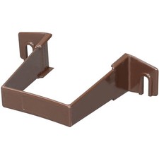 Amerimax 2 In. Contemporary Brown Vinyl Square Downspout Clip T1534 Amerimax picture