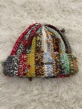 New Supreme Hand Tied Beanie Multicolor FW23 picture