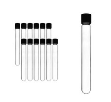 HDA Glass Test Tubes 13 x 100 with Screw Cap (Pack of 100). picture