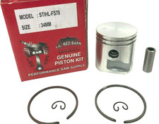 PISTON KIT FITS STIHL FS70 TRIMMERS, EARLIER PISTON VERSION picture