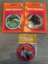 Vintage Lot Of 3 Canada Metro Toronto Zoo Patches Grant Voyageur Animal picture