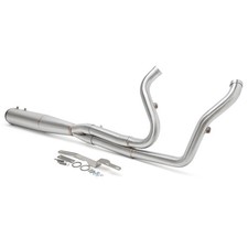 2 in 1 Full Exhaust System Pipe For Harley Touring Road Electra Glide 2017+ 2/1 picture