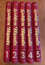 Vtg 1970s GOLDEN HANDS Magazine 75 Issues in Binders 1-5 Fashion Sewing Knitting picture