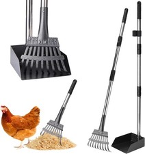 Mity Rain Chicken Coop Accessories, 2-in-1 Ergonomical Chicken Scooper picture