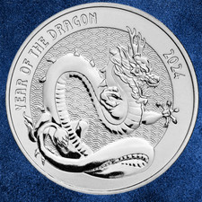 2024 Year of the Dragon 1 oz Silver Round (Series 2) picture
