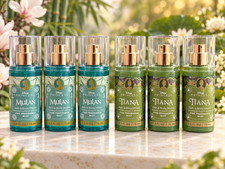 Bath & Body Works Disney Princess Mulan Tiana Mini Mist 2.5 oz Lot of 6 HTF picture