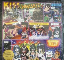 KISS - Unmasked  Splatter Vinyl 2020 LP, With Poster - Universal, Mercury - New picture