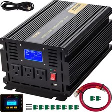 VEVOR 2500W DC 12V To AC120V Car Power Inverter Modified Sine Wave Converter LCD picture