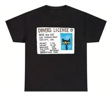 Pete The Cat Driver Graphic Tshirt Cute For Gift picture