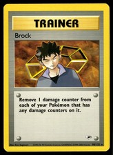 Brock 98/132 Unlimited Rare Gym Heroes Pokemon NM picture