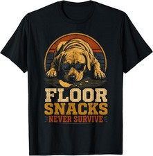 Sponsored Ad - Retro Food Driven Dog Floor Snacks Vacuum Humor Graphic T-Shirt picture