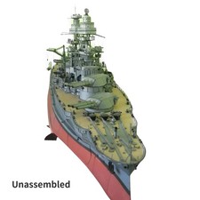 1:250 Unassembled Replica USS Arizona BB-39 Paper Model Military Ship 75CM picture