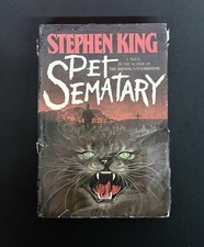 Stephen King Pet Sematary 1983 Hardcover/Dust Jacket First Edition, 1st picture
