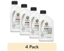 4 Pack Castrol GTX 5W-20 Synthetic Blend Motor Oil, 1 Quarts - picture