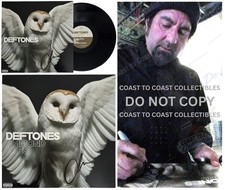 Chino Moreno Signed Deftones Diamond Eyes Album Proof Autographed Vinyl Record picture
