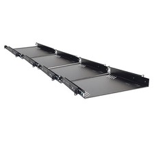 4 Penn Elcom R1290/1U Extending Sliding Rack Tray w/Fixing Points Black Steel picture