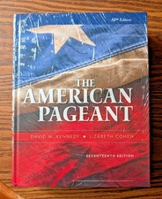 NEW - The American Pageant -  17th Ed - AP Edition - HC - 2020 - Kennedy & Cohen picture