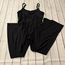 Offline Aerie Real Me Xtra Womens Size XL Black Padded Flare Legging Jumpsuit picture