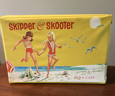 Vintage Mattel Rare Seaside Skipper & Skooter Double Doll Case picture