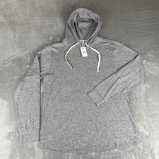 Marine Layer DK Pullover Hoodie Mens Medium Heather Gray Soft Stretch $88 NWT picture