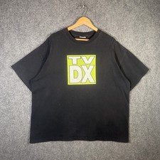 Vintage D Generation X Shirt 2XL Black 90s TV DX WWF Wrestling Faded WWE USA picture