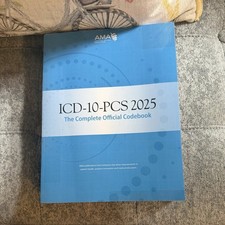 AMA ICD-10-PCS 2025 Complete Official Codebook Paperback Medical Coding picture
