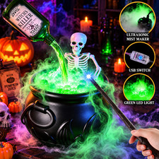 Halloween Decorations Indoor, Large Witches Cauldron Halloween Decor picture