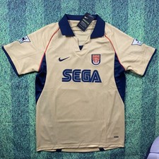 Thierry Henry Arsenal 2001/2002 Away Jersey - Retro Jersey - Mens Sizes - New picture