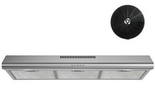 FIREGAS Under Cabinet Range Hood 36 inch with Ducted/Ductless Convertible, Slim picture
