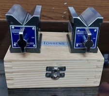 2pcs Precision Magnetic Steel Vee blocks 1-1/2