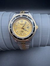 Vintage 1991 Seiko Sports 150 7N82-6A20 Ladies Diver 30mm Two Tone Quartz picture