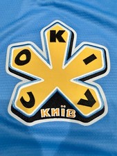 Sokil Kiev Russian Authentics Ukrainian Blue and Yellow Vintage Hockey Jersey Xl picture