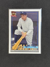 2026 Topps Series 1 Babe Ruth 1991 Throwback #91B2-50 Yankees picture