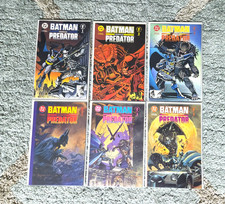 BATMAN vs PREDATOR #1-3 Both Editions 6 books 1991  DC Dark Horse NM+ UNREAD picture