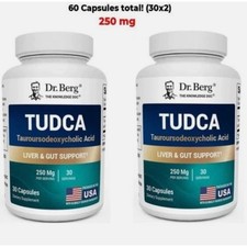 2 PACK - TUDCA,Tauroursodeoxycholic Acid supplement 250 mg,30 Caps(60 tota1) picture